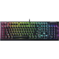 Razer BlackWidow V4 X Yellow Switch herní klávesnice (US) černá - Klávesnice