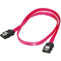 PremiumCord kabel SATA 1.5/3.0 GBit/s s kovovou západkou 0,75m - Kabely a redukce