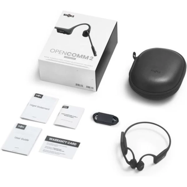 Shokz OpenComm2 (2025) Bluetooth sluchátka před uši černá - Sluchátka - Obrázek S9ZE000J01