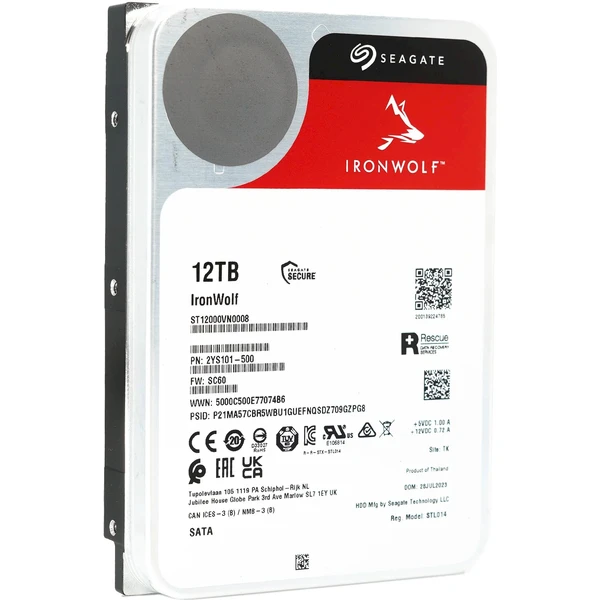 Seagate IronWolf HDD 3,5" 12TB - Pevné disky - Obrázek SAAE000P01