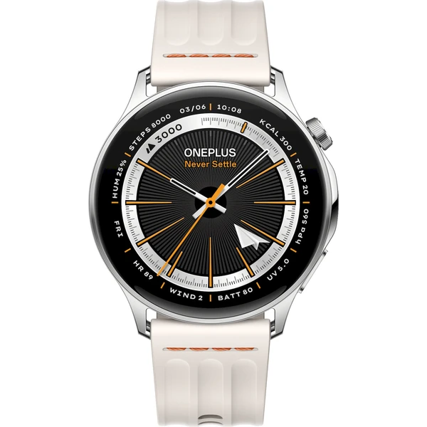 OnePlus Watch Lite chytré hodinky stříbrné