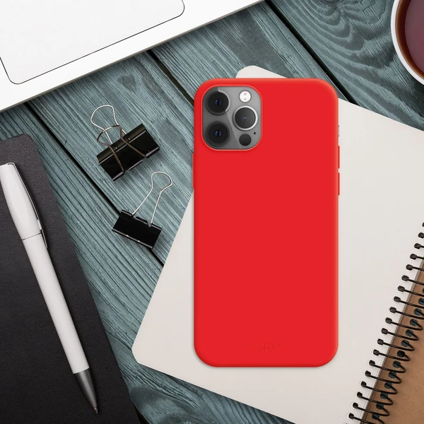 FIXED Story silikonový kryt Xiaomi Redmi Note 12 5G červený - Pouzdra - Obrázek SAR1000601