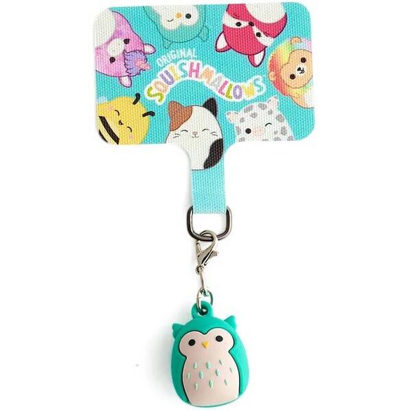 Squishmallows Mobile Charm with Connection Pad - Winston Vícebarevná