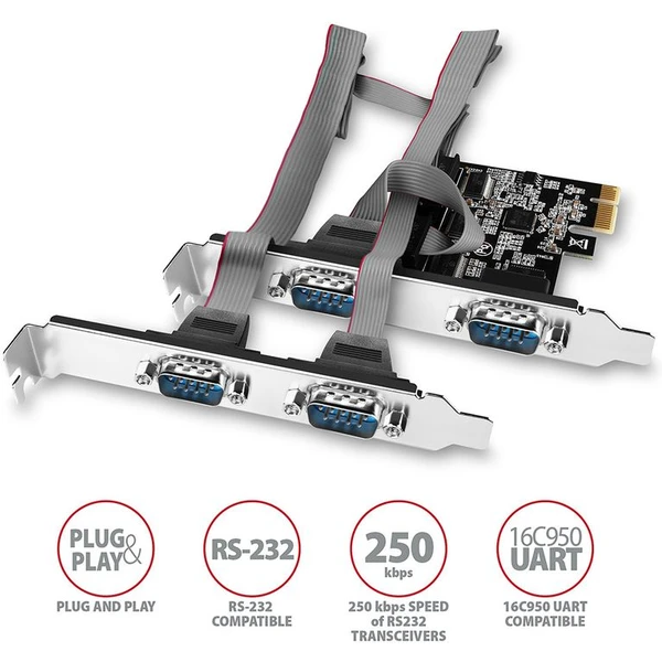 AXAGON rozšiřující PCI-Express karta - Řadiče - Obrázek SB7HF00101