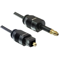 PremiumCord 3,5mm Mini-Toslink/Toslink optický kabel 3m černý - Kabely a redukce