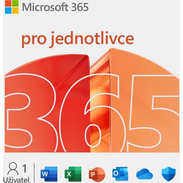 Microsoft 365 pro jednotlivce 1 rok elektronická licence - Software elektronické licence - Hlavní obrázek
