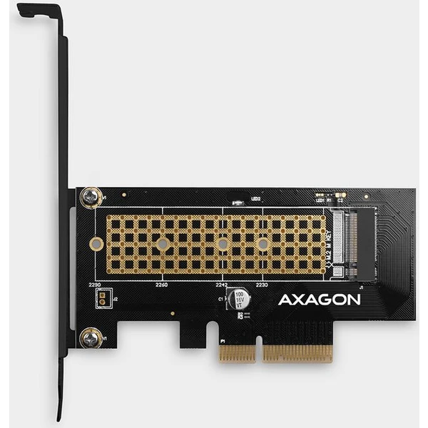 AXAGON PCEM2N PCIe x4 M.2 NVMe Mkey slot adaptér - Řadiče - Obrázek SC7HF00101
