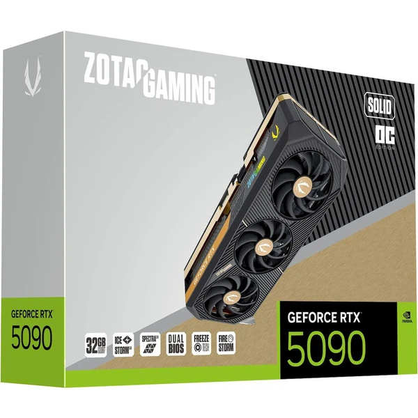 ZOTAC NVIDIA GeForce RTX 5090 SOLID OC - Grafické karty - Obrázek SCLI000K01