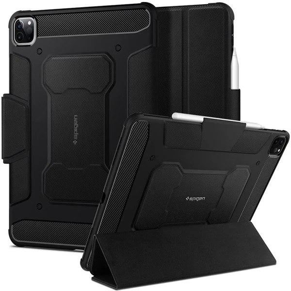 Spigen Rugged Armor Pro pouzdro iPad Pro 11" (22/21/20/18) černé - Pouzdra - Obrázek SDGFF00101