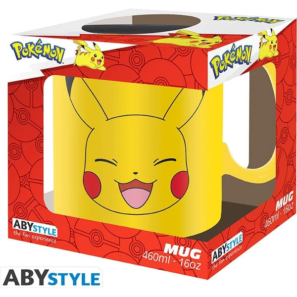 Hrnek Abysse Corp Pokémon - Pikachu Face 460 ml - Hrnky - Obrázek SDXH000K01