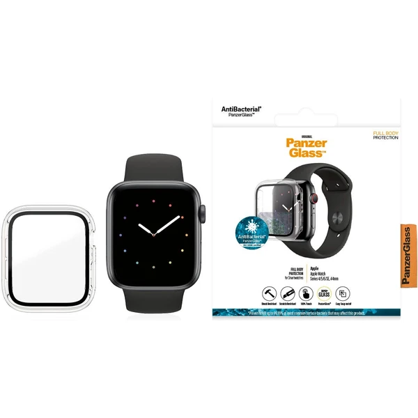 PanzerGlass Full Body Protection Apple Watch 4/5/6/SE 44mm čirý - Pouzdra - Obrázek SE3N600301