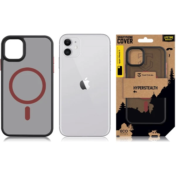 Tactical MagForce Hyperstealth 2.0 kryt iPhone 11 Black/Red - Pouzdra - Obrázek SE55000P01