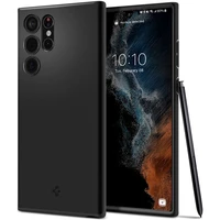 Spigen Thin Fit kryt Samsung Galaxy S22 Ultra černý - Pouzdra