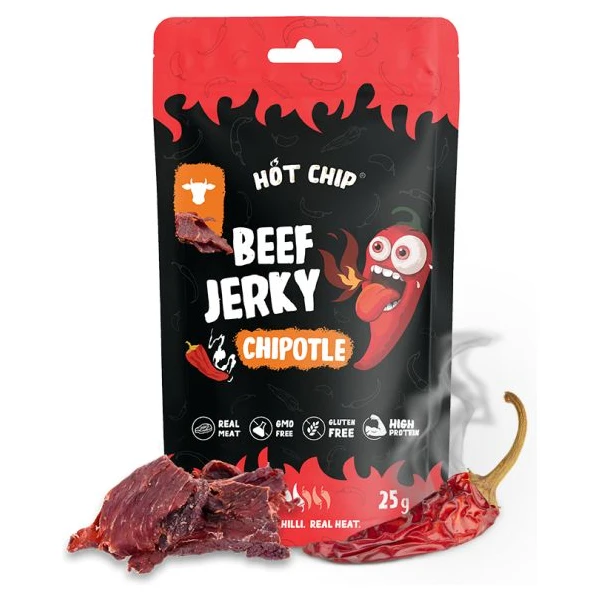 Jerky Hot-Chip - Chilli Chipotle 25 g - Potraviny - Obrázek SEUG000K01