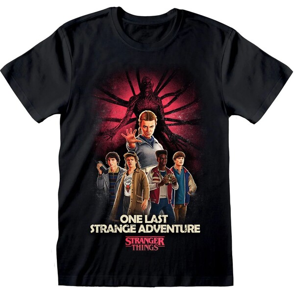 Heroes inc tričko Stranger Things - One Last Strange Adventure S Černá
