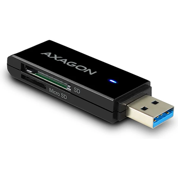 AXAGON čtečka SD/microSD karet CRE-S2N USB-A - Čtečky paměťových karet - Obrázek SFD0700301