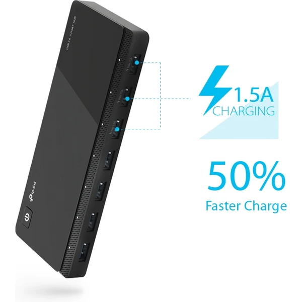 TP-Link UH700 HUB 7v1, černý - USB huby - Obrázek SFGFF00101