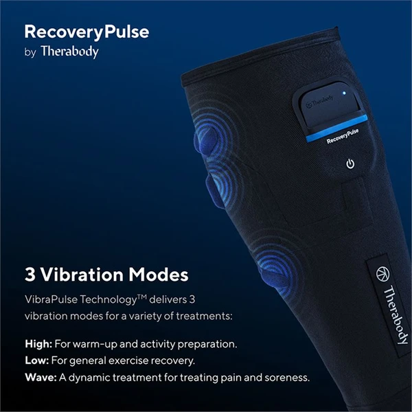 Therabody RecoveryPulse Calf Sleeve vibrační návlek na lýtko (XS) - Masážní přístroje - Obrázek SG76G00101