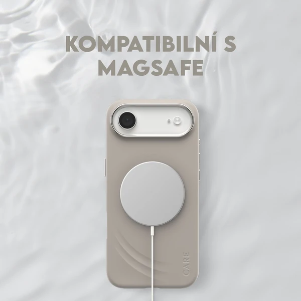 PanzerGlass® CARE Flow kryt s MagSafe Apple iPhone Air Vanilla - Pouzdra - Obrázek SGDH000K01