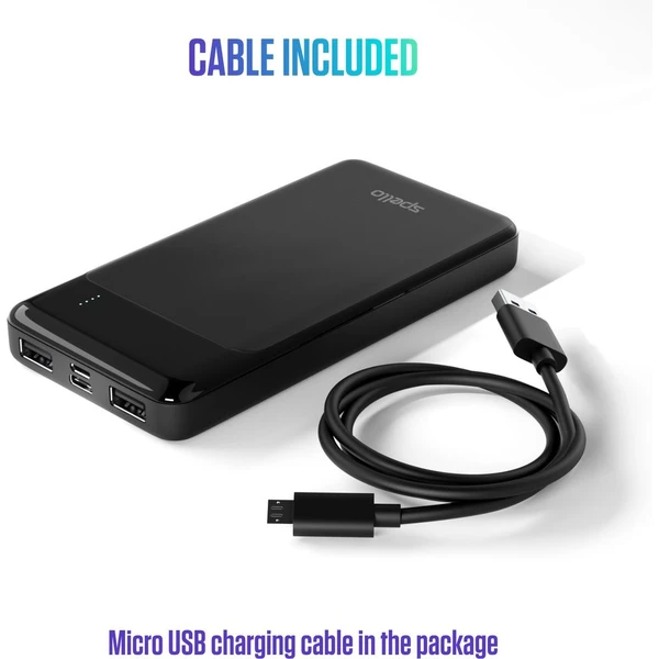 Spello Slim Powerbanka, 10000mAh černá - Powerbanky - Obrázek SGPD000K01