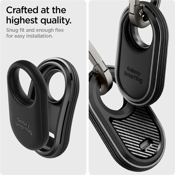Spigen Rugged Armor pouzdro Samsung Galaxy Smart Tag 2 2023 černé - Pouzdra - Obrázek SGV3000N01