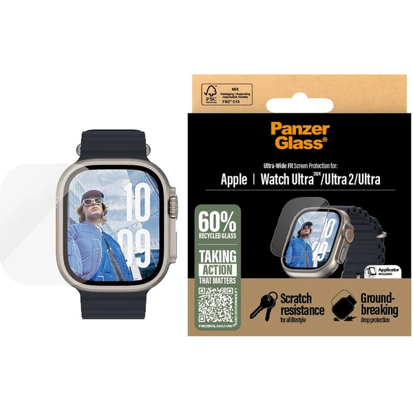 PanzerGlass® Apple Watch Ultra 3/2/1 ochranné sklo - Ochranné folie a skla - Obrázek SGWA000L01