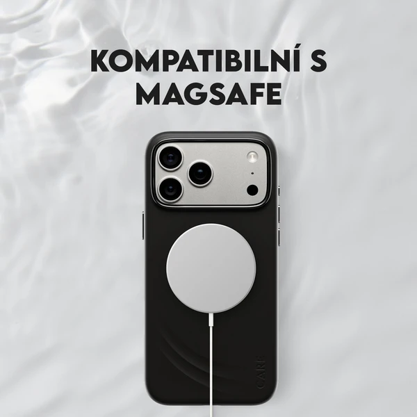 PanzerGlass® CARE Flow kryt s MagSafe Apple iPhone 17 Pro Max černý - Pouzdra - Obrázek SHDH000K01