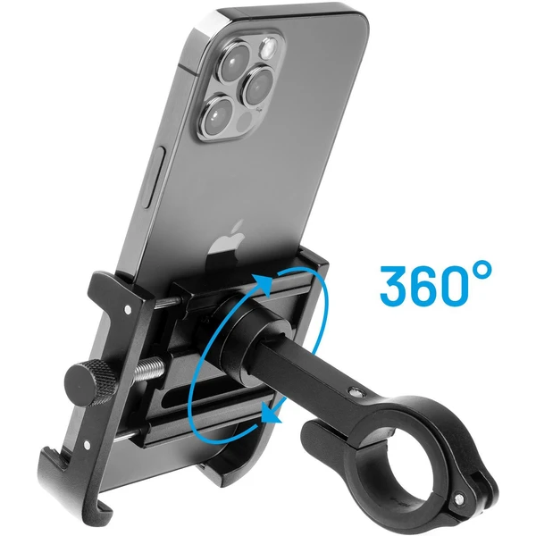 FIXED hliníkový držák mobilního telefonu na kolo Bikee ALU 2 černý - Držáky - Obrázek SHJ0700301