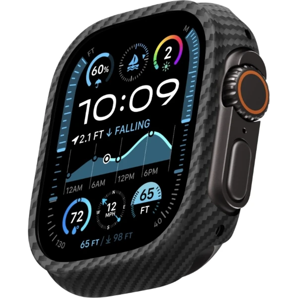 Pitaka Air case ochranný kryt Apple Watch Ultra/Ultra 2 (49 mm) černý/šedý - Pouzdra - Obrázek SI1A000P01
