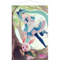Plátěný plakát Vocaloid - Miku Hatsune #4 60 x 90 cm - Plakáty