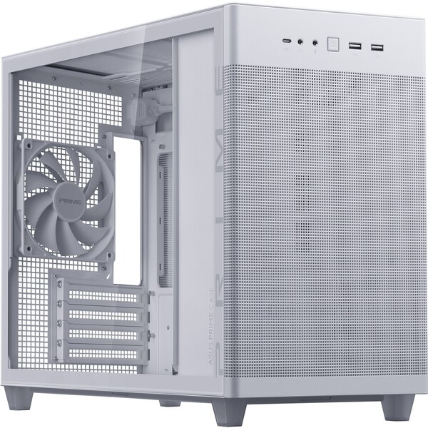 ASUS Prime AP201 TG skříň bílá 90DC00G3-B39010 Bílá