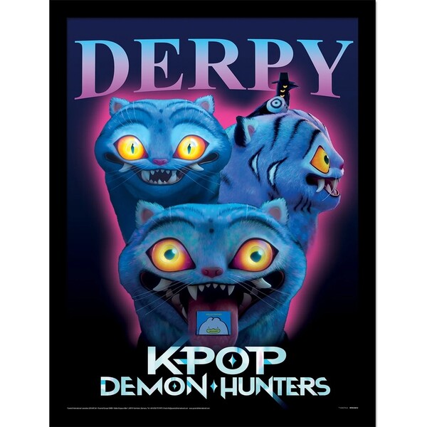 Rámovaný obraz Pyramid International K-Pop Demon Hunters - Derpy