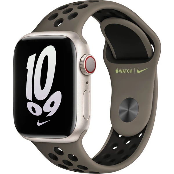 Apple Watch 41/40/38mm olivošedo/černý Nike sportovní řemínek - Řemínky - Hlavní obrázek