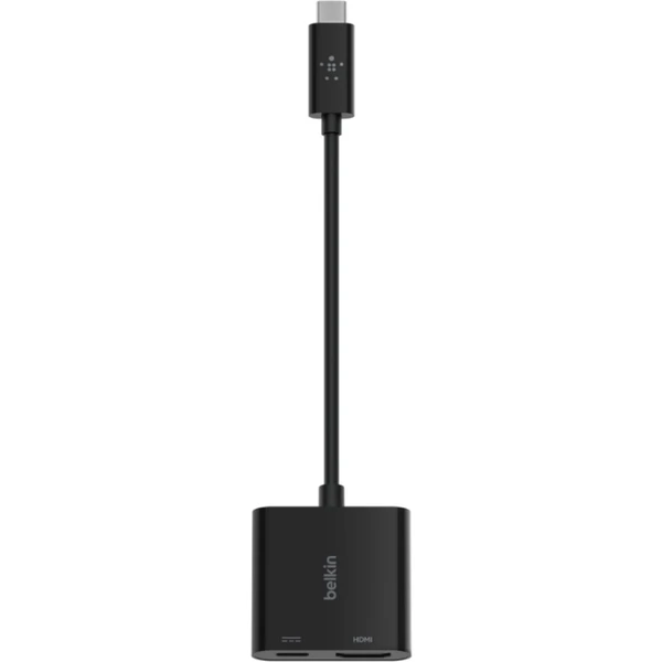 Belkin USB-C/HDMI redukce s napájecím USB-C konektorem 60W černá - Kabely a redukce - Obrázek SLVT200401