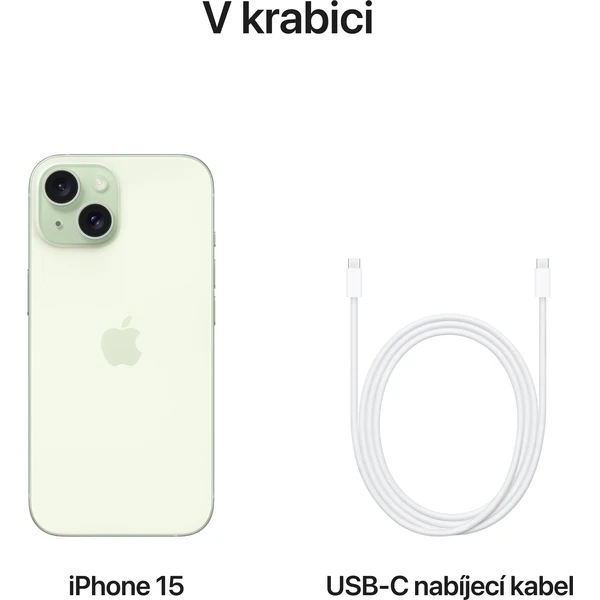 Apple iPhone 15 512GB zelený - Mobilní telefony - Obrázek SM39000601