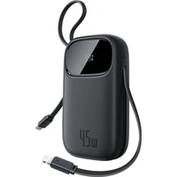 Baseus EnerFill FC31 Qpow 3 20000mAh powerbanka, 45W, s kabelem USB-C a Lightning černá - Powerbanky