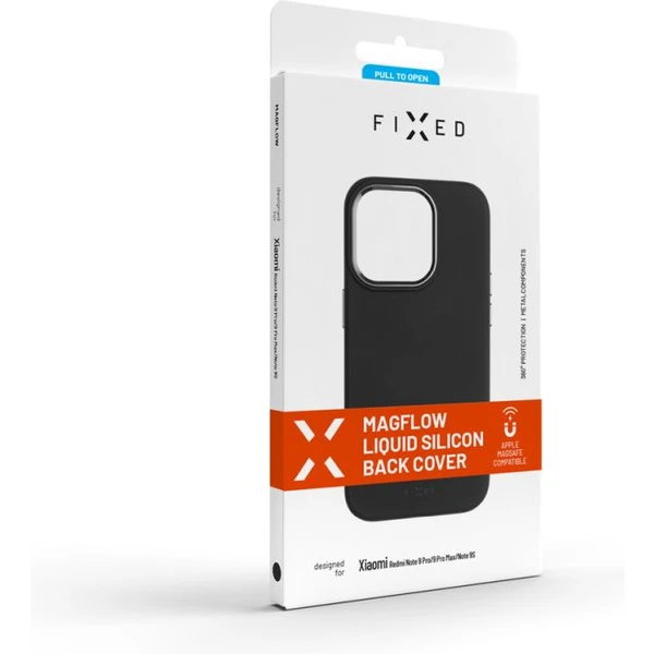 FIXED MagFlow s podporou Magsafe Apple iPhone 15 Pro Max černý - Pouzdra - Obrázek SNKS100501