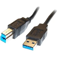 PremiumCord USB-A/USB-B propojovací kabel 1m černý - Kabely a redukce
