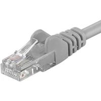 PremiumCord Patch kabel UTP RJ45-RJ45 level 5e 1m šedý - Kabely