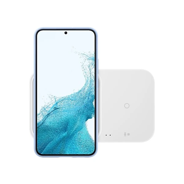 Samsung DUO bezdrátová nabíjecí podložka 15W (bez kabelu) bílá - Nabíječky - Obrázek SP38100501