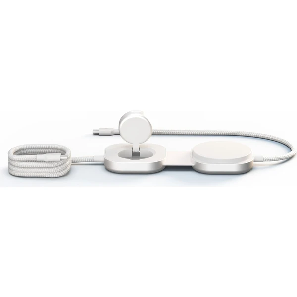 ZENS USB C-C Pro 3 MagSafe/Qi2 3v1 nabíječka s USB-C kabelem (140W) bílá - Nabíječky - Obrázek SQAL000K01