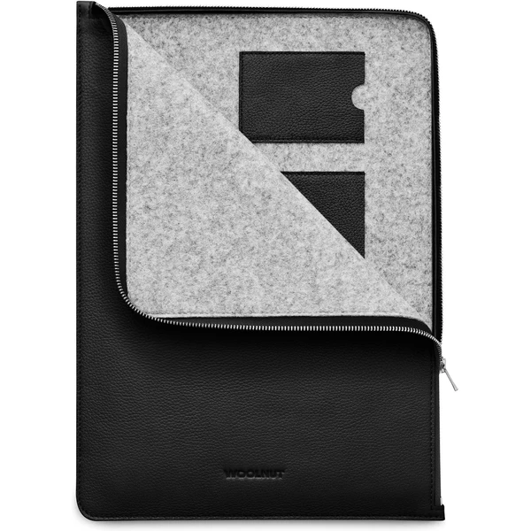 Woolnut Leather Folio kožené pouzdro MacBook Air 15" černé - Pouzdra - Obrázek SQJI000K01