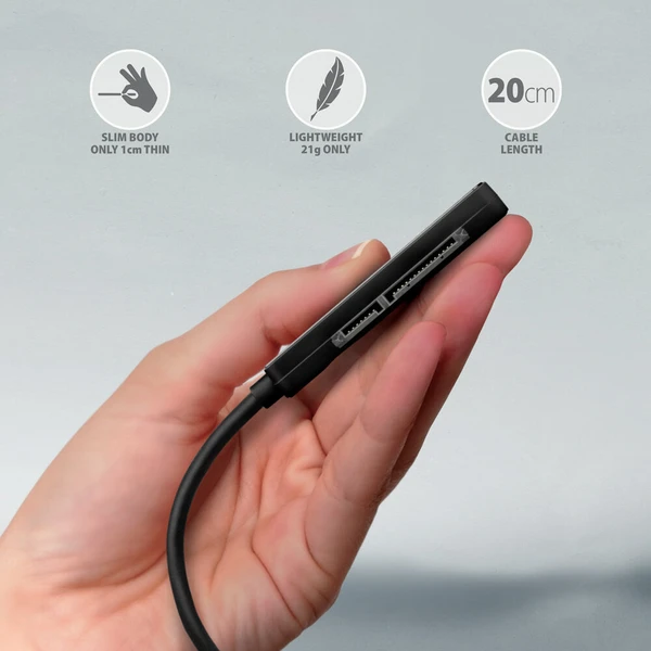 AXAGON ADSA-FP2C SLIM USB-C adaptér pro SATA 6G - Externí boxy - Obrázek SQS6000701