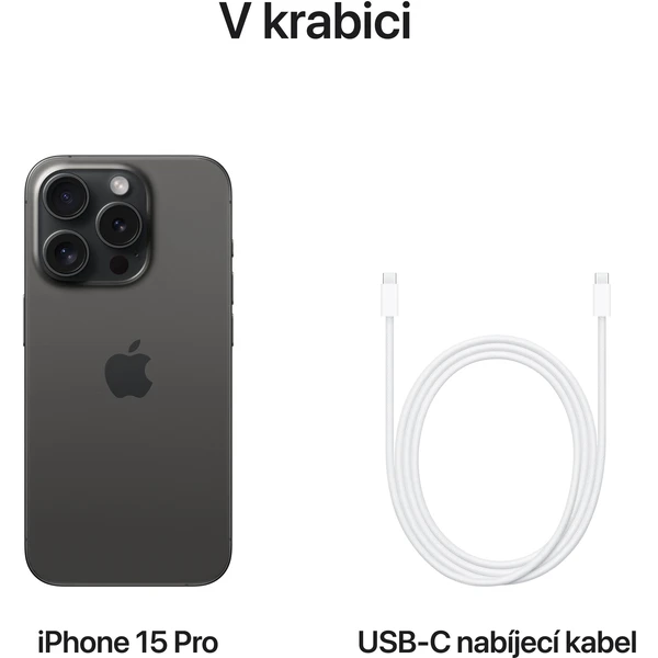 Apple iPhone 15 Pro 128GB černý titan (Další) - Mobilní telefony - Obrázek SR39000601