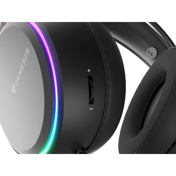 Genesis Neon 613 G2 RGB headset s mikrofonem černá - Sluchátka - Obrázek SRBE000K01
