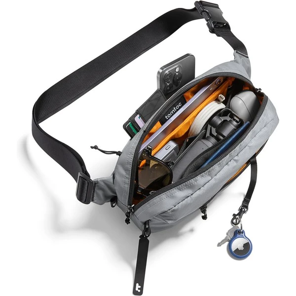 tomtoc Aviator T33 taška přes rameno L šedá - Popruhy a crossbody - Obrázek SRCG000K01