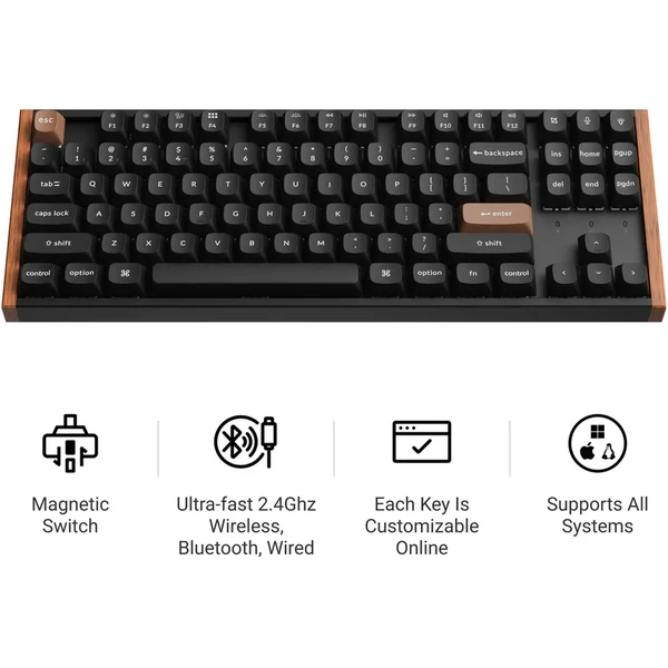Keychron K8 HE herní klávesnice (US) černá - Klávesnice - Obrázek SSIG000K01