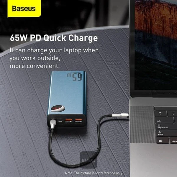 Baseus Adaman Metal 20000mAh, 65W modrá - Powerbanky - Obrázek STHL000K01