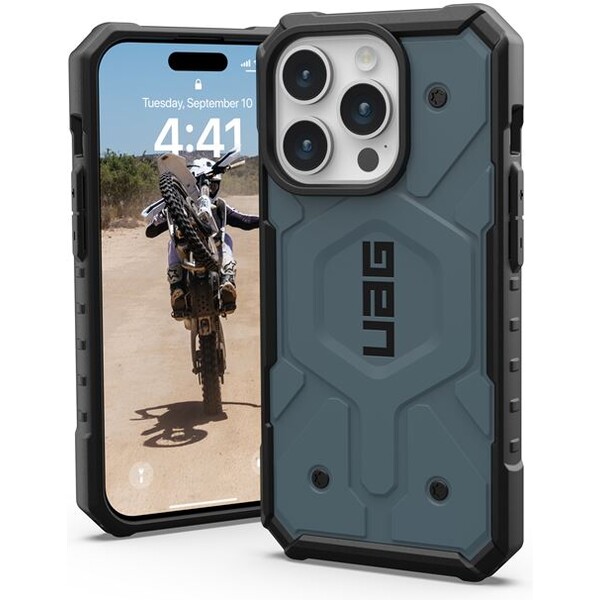 UAG Pathfinder MagSafe iPhone 15 Pro světle modrý