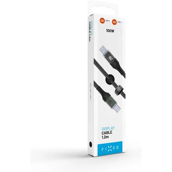 FIXED USB-C/USB-C napájecí kabel 100W 1,2m černý - Kabely a redukce - Obrázek STM5000J01